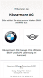 Mobile Screenshot of garage-haeusermann.ch